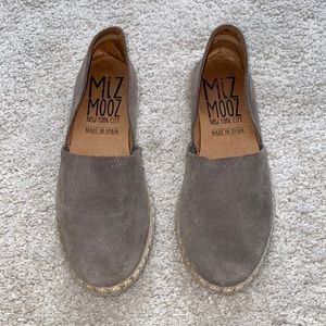 Miz Mooz gray slip-on shoes
